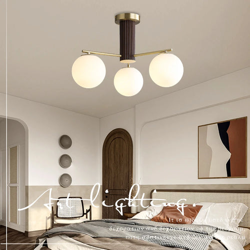 lustre japonais en cuivre style rétro médiéval pour intérieur élégant - vue 4 sur 13