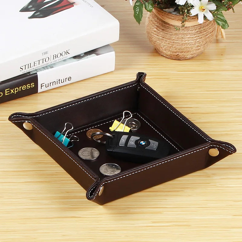 plateau moderne vide-poche pour clés et petits objets
