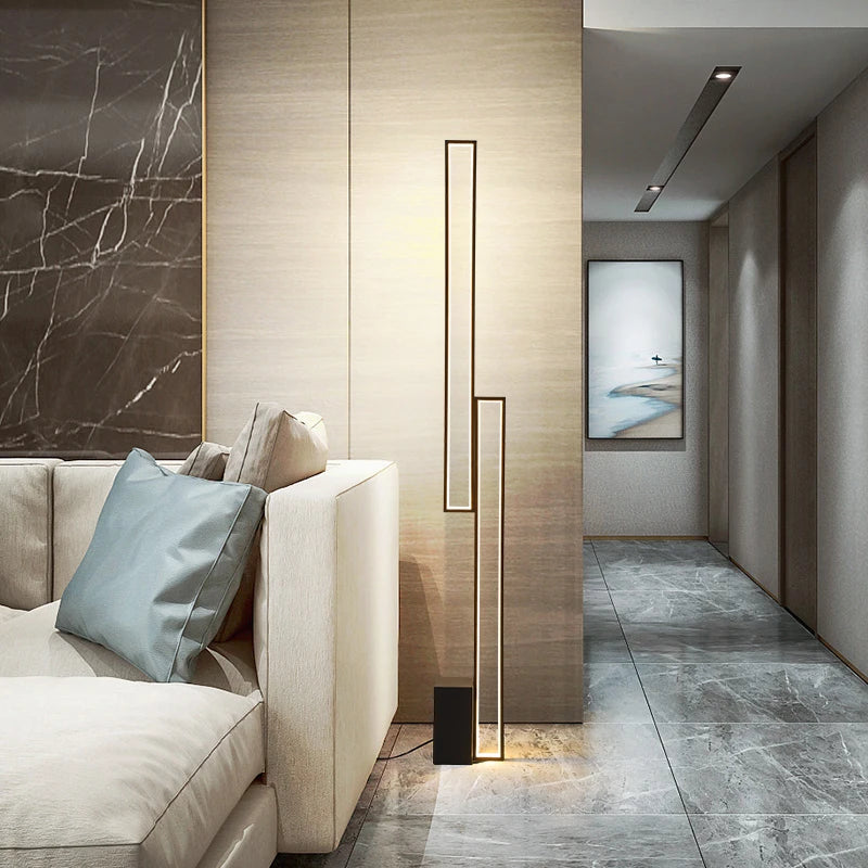 lampadaire minimaliste moderne créatif haut de gamme design - vue 3 sur 8