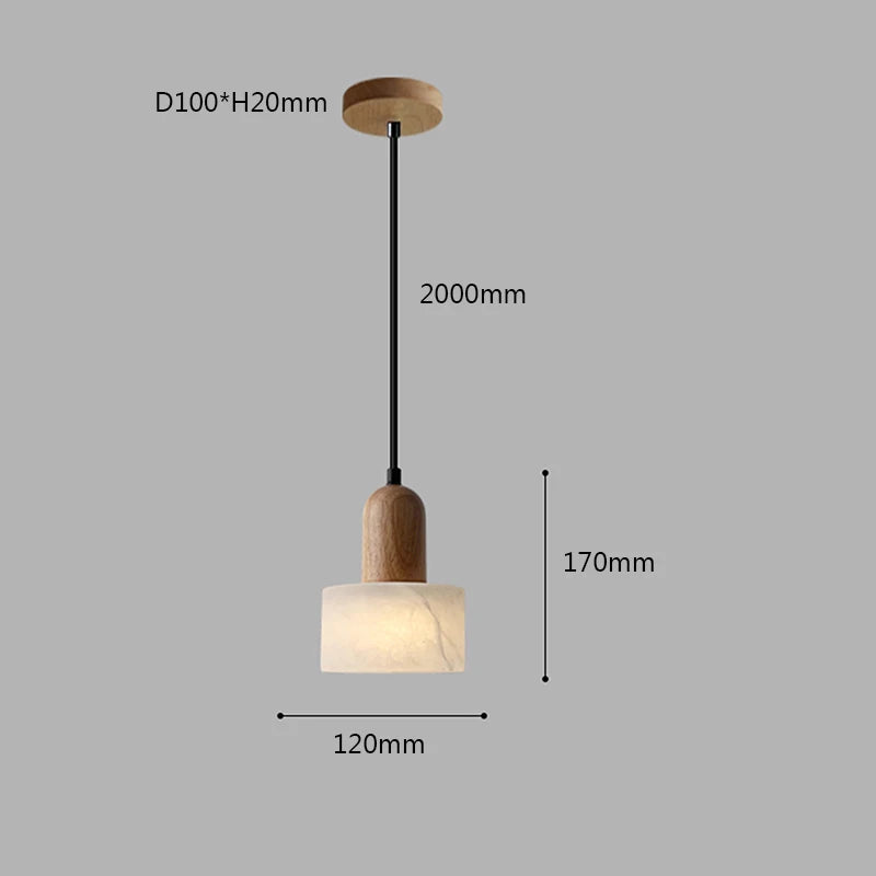 applique murale en marbre design nordique pour décoration intérieure - vue 5 sur 9