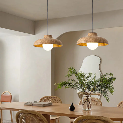 suspension rétro en résine pour décoration chaleureuse de restaurant - vue 2 sur 7