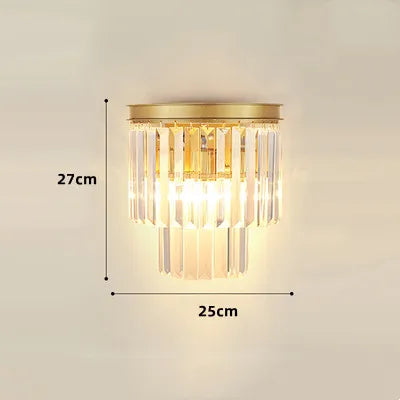 applique murale en cristal design pour éclairage moderne de la maison - vue 17 sur 21