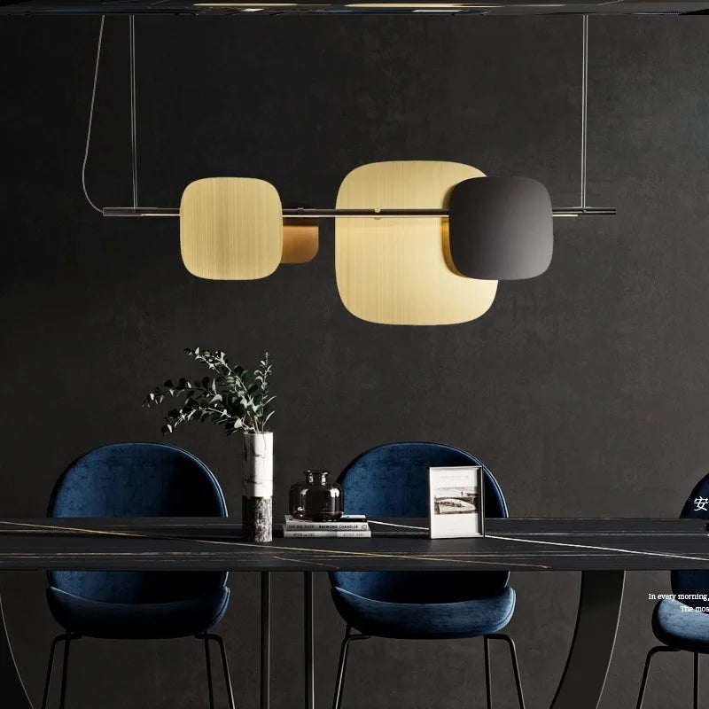 Lustre design LED suspendu nordique moderne - vue 4 sur 8