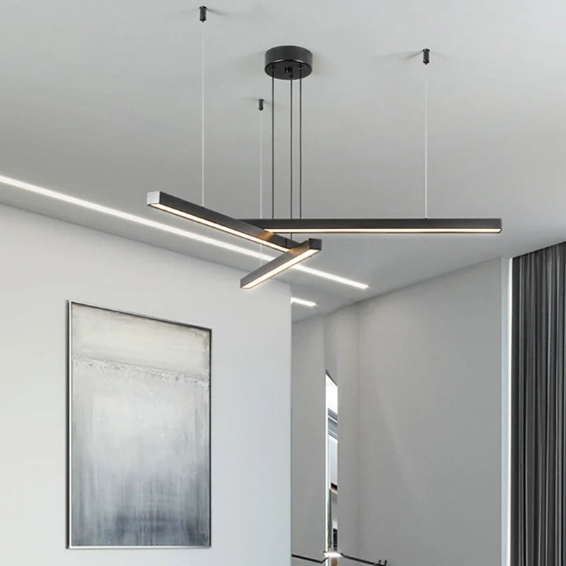 plafonnier led suspendu au design nordique moderne décoratif intérieur - vue 6 sur 17