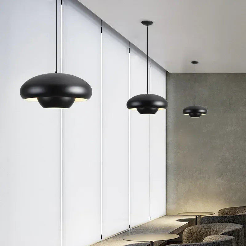 Suspension led nordique simple champignon suspendus - vue 6 sur 10
