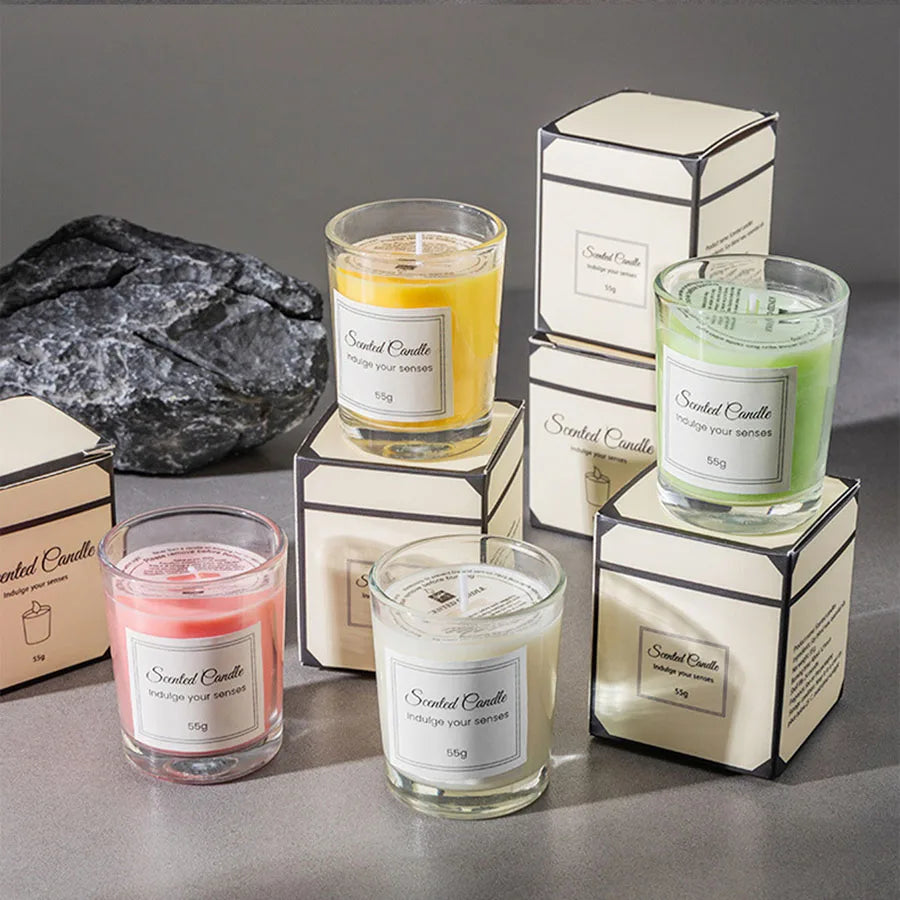 coffret cadeau bougie aromathérapie haut de gamme fait main - vue 5 sur 12
