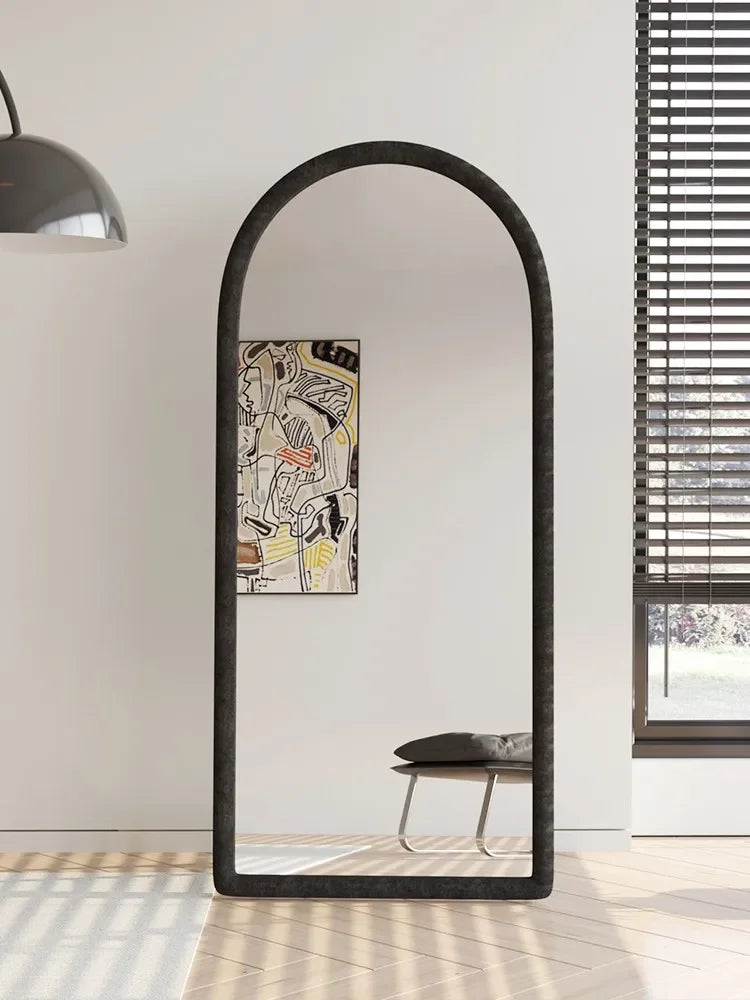 miroir pleine longueur moderne simple avec cadre original et HD - vue 5 sur 5