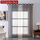 Voilage en tulle brodé moderne pour salon chambre
