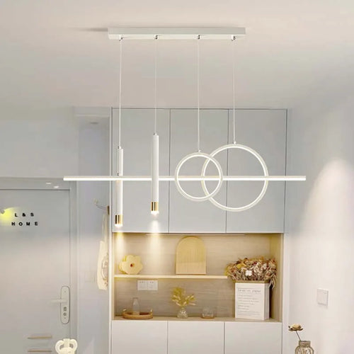 suspension moderne à led pour décoration intérieure élégante - vue 2 sur 9