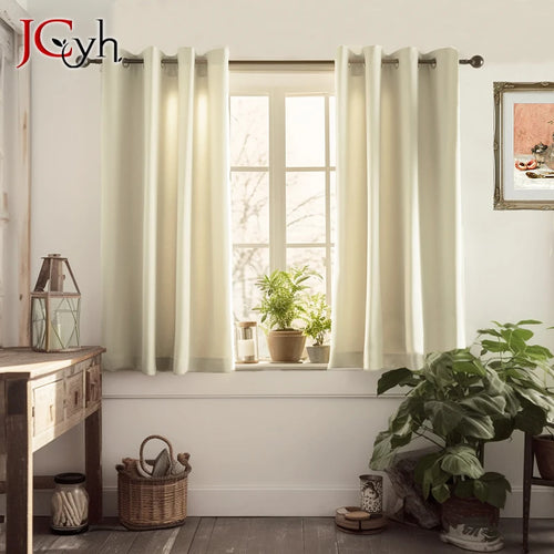 Rideau court occultant texture moderne pour chambre salon