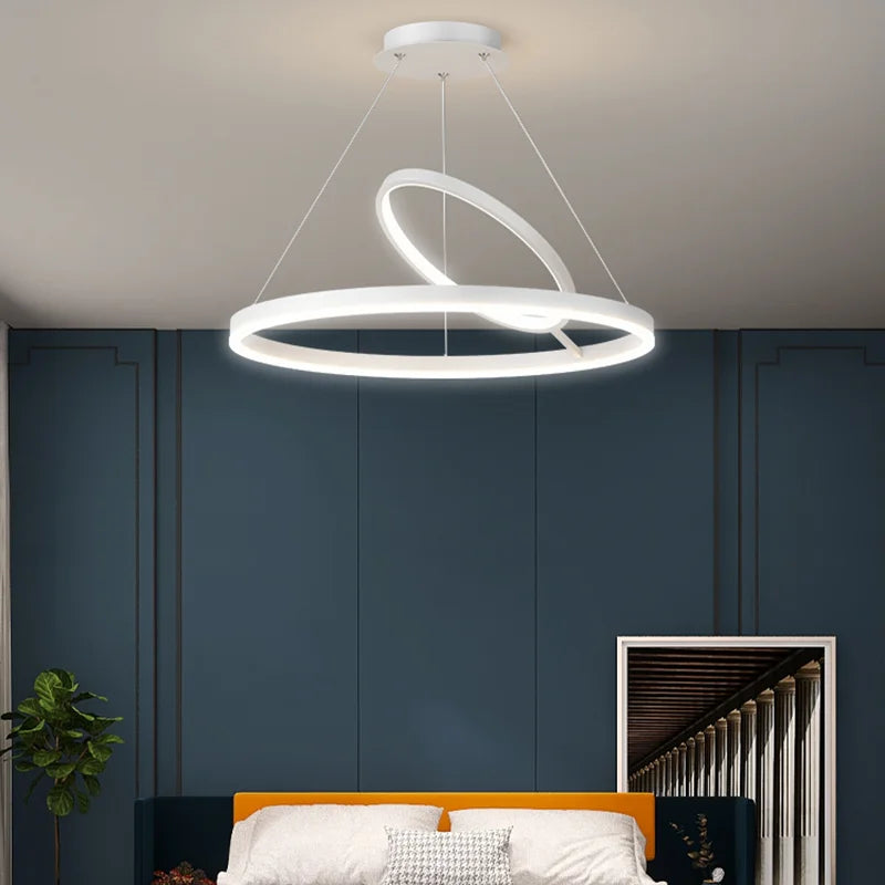 suspension led minimaliste pour décorations modernes à la maison