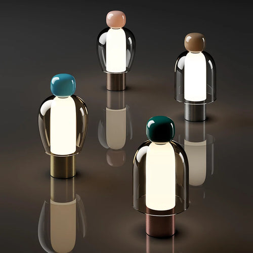 lampe à poser moderne avec chargement usb et design minimaliste - vue 6 sur 10