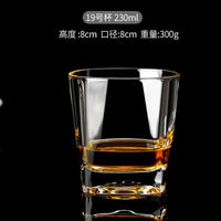 verres cristal facete pour whisky biere vin maison