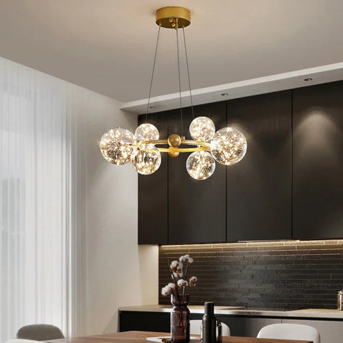 lustre nordique moderne étoilé pour un intérieur créatif - vue 3 sur 14