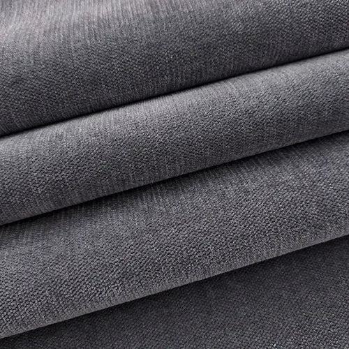Tissu chenille épais uni pour ameublement et couture