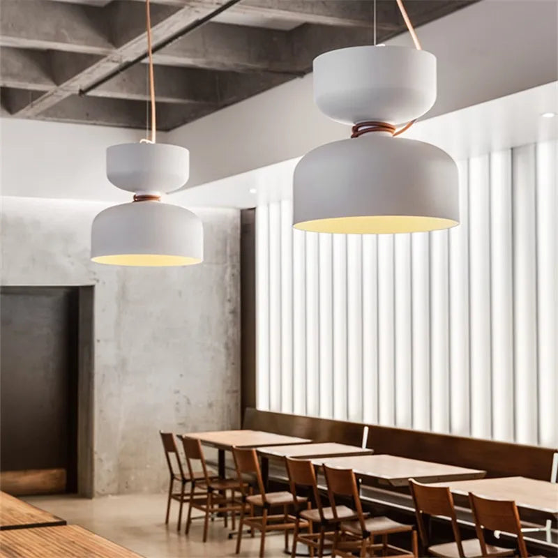 suspension à deux têtes design moderne pour intérieur - vue 2 sur 16