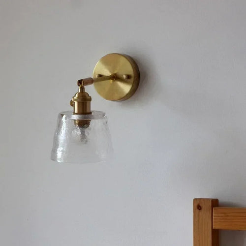 applique murale rotative en verre style nordique japonais avec miroir - vue 12 sur 18