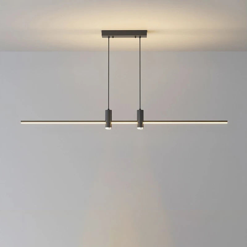 suspension led moderne minimaliste en métal - vue 4 sur 13