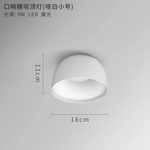 plafonnier nordique led pour éclairage intérieur moderne - vue 11 sur 15