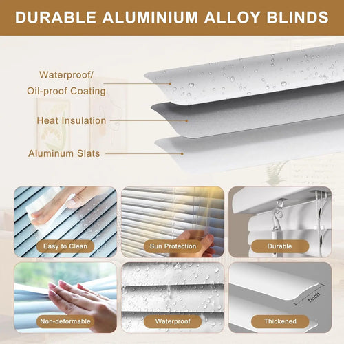 Store venitien aluminium sur mesure style moderne fenetre - vue 5 sur 10