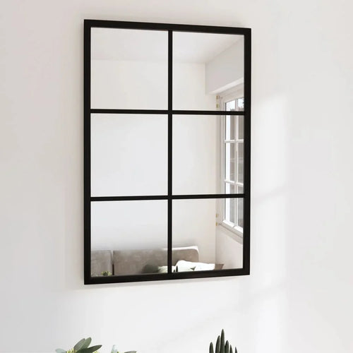 miroir mural en métal pour décoration intérieure moderne - vue 2 sur 7