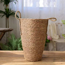 grand panier en osier pour jardin rangement et décoration