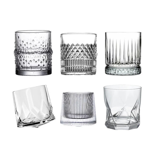 Verres whisky old fashioned relief verre transparent cocktail