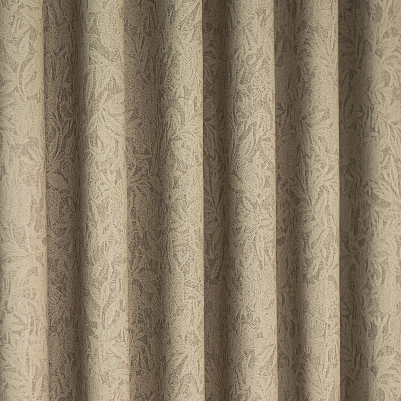 Rideau occultant texturé motif floral style chinois salon