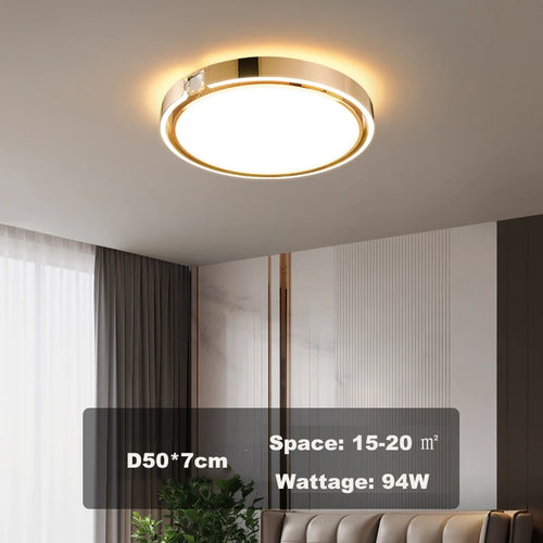 Plafonnier LED en diamant au design nordique haut de gamme - vue 12 sur 12