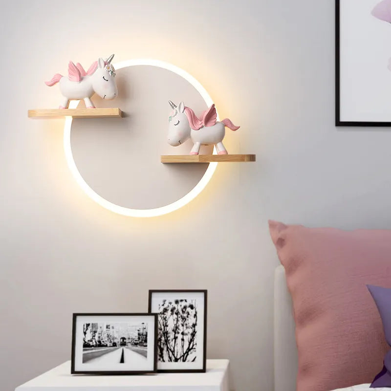 Applique murale de chambre d'enfant de dessin animé nordique - vue 3 sur 10