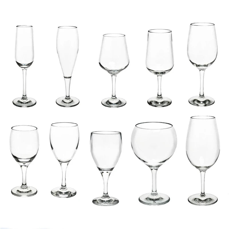 verres à vin incassables sans pied élégants réutilisables - vue 2 sur 7