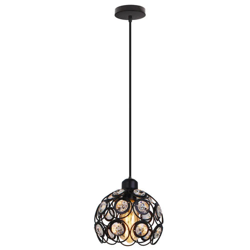 suspension vintage en métal abat-jour cage pour éclairage intérieur - vue 19 sur 24
