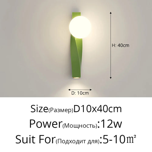 lampe de chevet murale en u anti-lumière bleue minimaliste - vue 11 sur 20