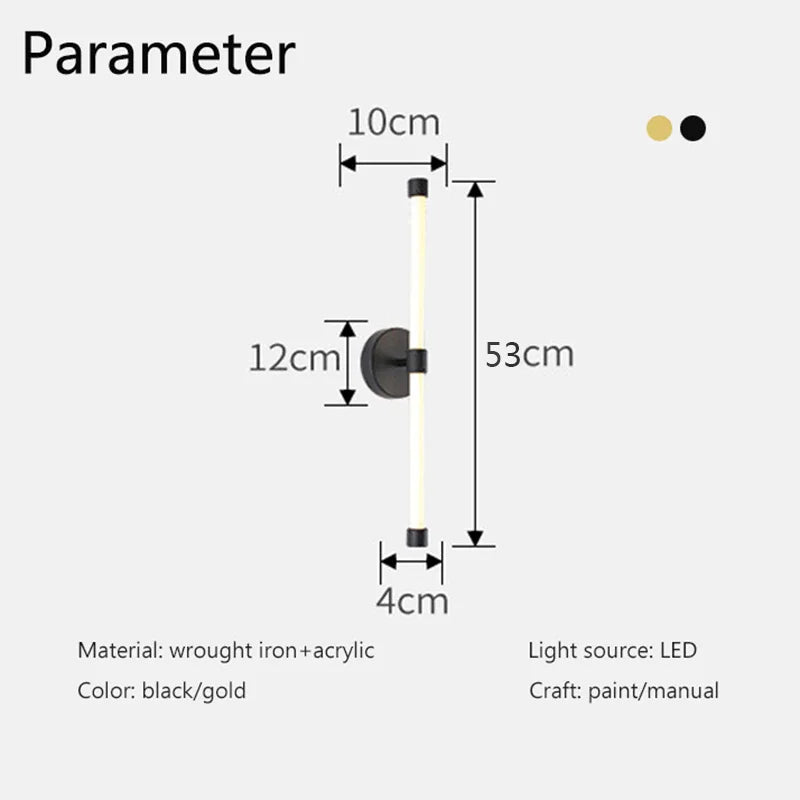 Applique murale LED postmoderne