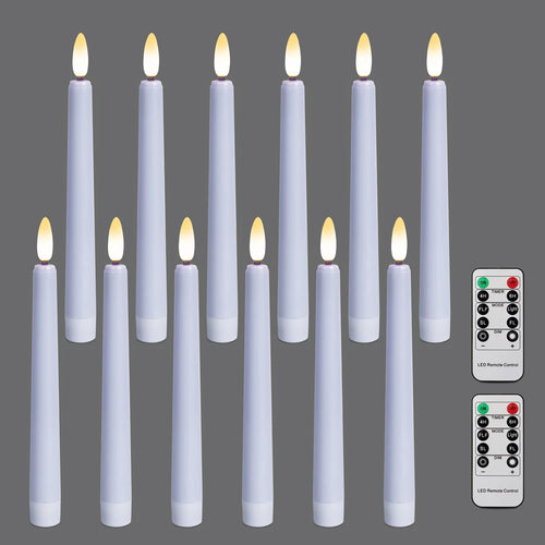 bougie led télécommandée avec minuterie pour décoration festive - vue 7 sur 11