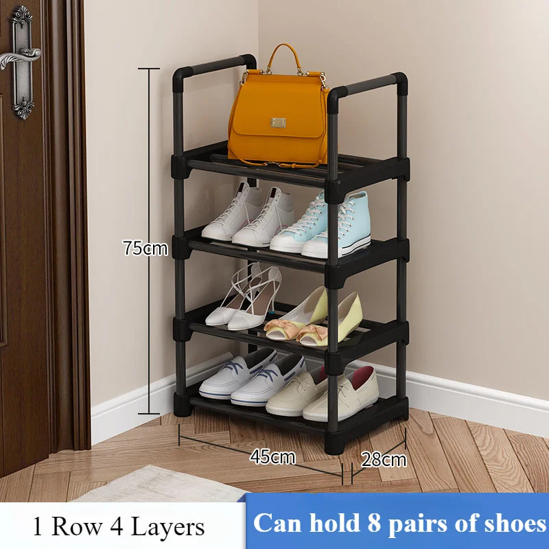 étagère à chaussures amovible multicouche pour rangement pratique - vue 8 sur 11