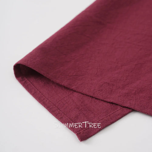 Serviette de table lot 6 coton lavé méditerranéen