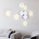 Modern Nordic Black Wall Lamp  AC110V AC220V Bedroom Bedside Wall Sconce Light Art Decoration Fixtures Living Room Wall Lights