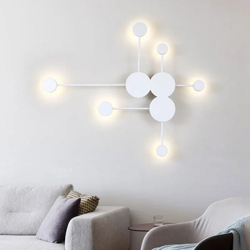 Modern Nordic Black Wall Lamp  AC110V AC220V Bedroom Bedside Wall Sconce Light Art Decoration Fixtures Living Room Wall Lights