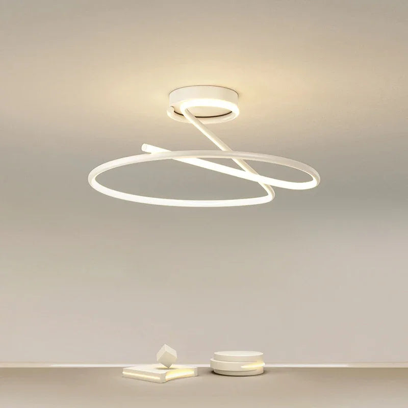 Plafond moderne à LEDs allée pour salon salle à manger chambre Loft décoration de la maison luminaires d'intérieur