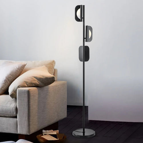 lampadaire minimaliste en marbre pour décoration intérieure moderne