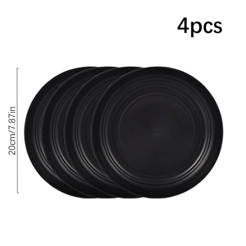 Ensemble vaisselle camping pp assiettes bols tasses couverts