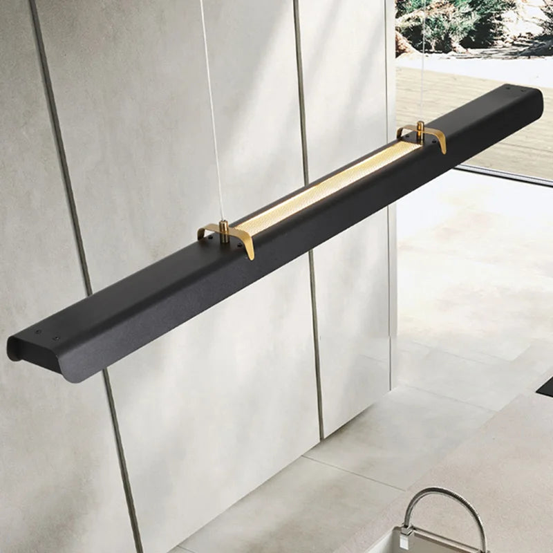 lampe led suspendue décorative avec cordon métallique gradation variable - vue 4 sur 8