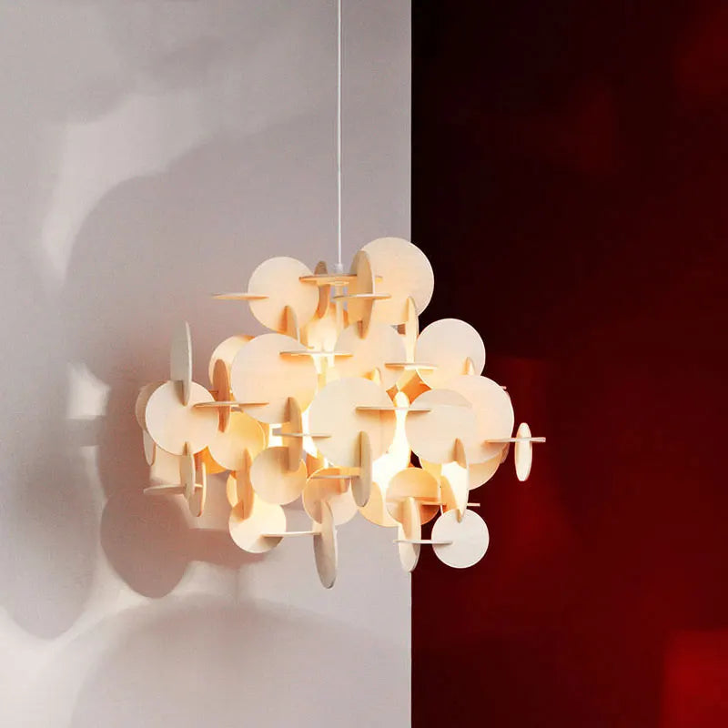 Lustre LED coloré Makaron moderne