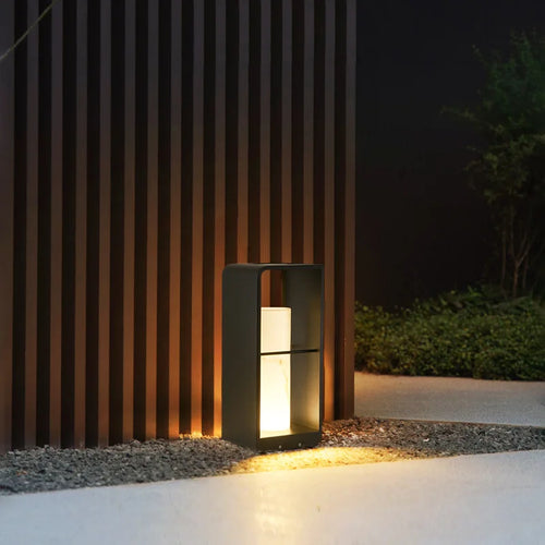 Lampe de jardin moderne solaire LED clôture lumière IP54 extérieur étanche ambiance éclairage pelouse lumières Villa cour décor lampadaires - vue 5 sur 21