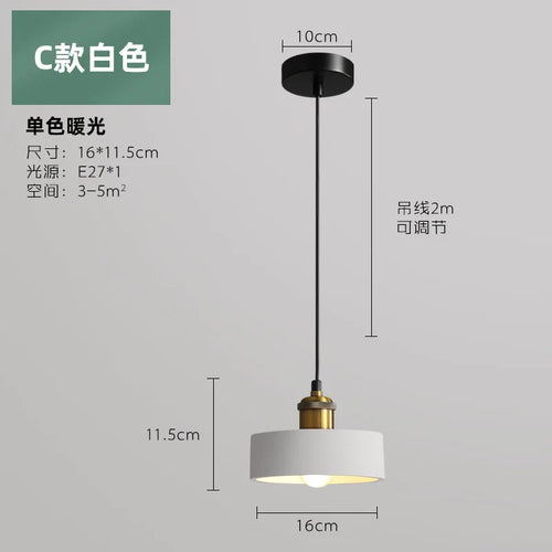 Suspension LED de Style industriel - vue 10 sur 22
