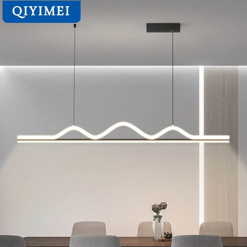 lustre led suspendu décoratif pour éclairage intérieur moderne