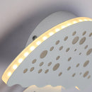 Applique murale blanche en forme de méduse à LED