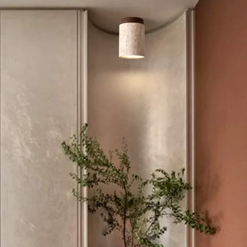 plafonnier en pierre minimaliste pour une ambiance apaisante - vue 6 sur 9