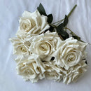 bouquet de roses artificielles en soie pour décoration intérieure